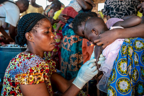 Measles campaign in DRC