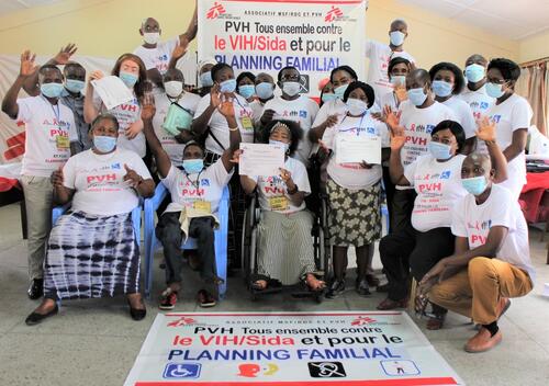 Formation des personnes vivant avec handicap à Kinshasa sur VIH/SIDA et Planning Familial