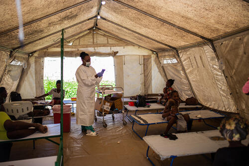 استجابة أطباء بلا حدود لتفشي الكوليرا في هايتي