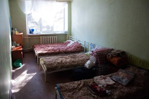 displaced in sanatorium of Svetagorsk