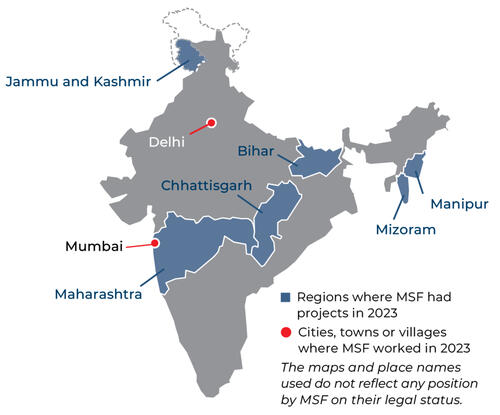India IAR map 2023