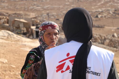 أنشطة أطباء بلا حدود في الضفة الغربية