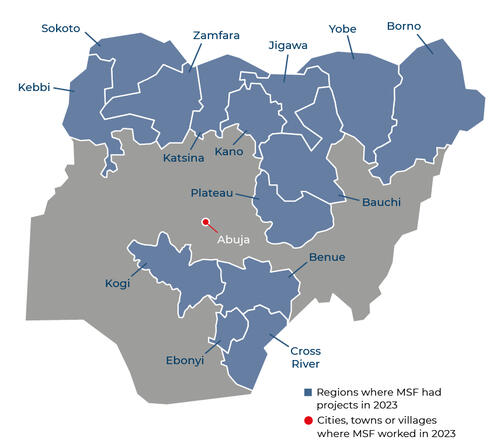 Nigeria IAR map 2023