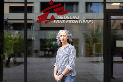 Portrait of Micaela Serafini - President of the Swiss section of the international humanitarian aid organization Médecins Sans Frontières (MSF).
Geneva, October03, 2024