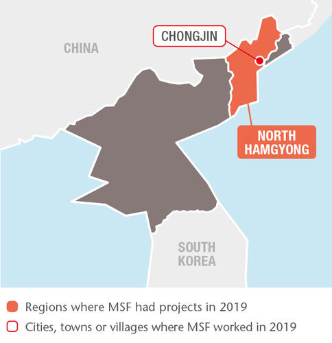 DPR Korea MSF projects in 2019