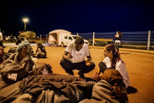 Trapani Italy - refugee reception and mental health