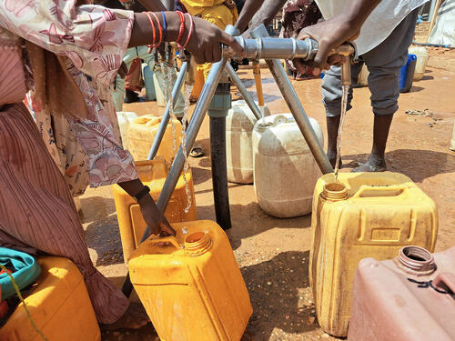 Watsan activities in Adré