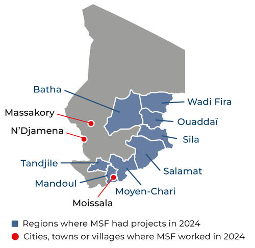 Chad IAR map 2024