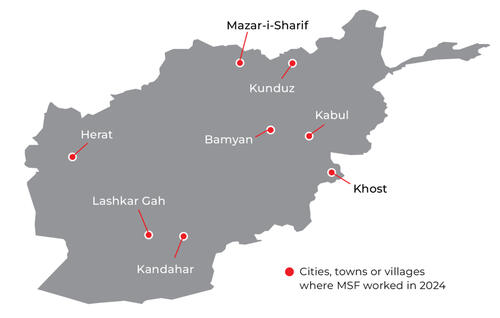 Afghanistan IAR map 2024