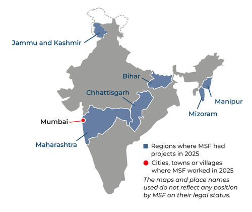 Country map for the IAR 2025.
