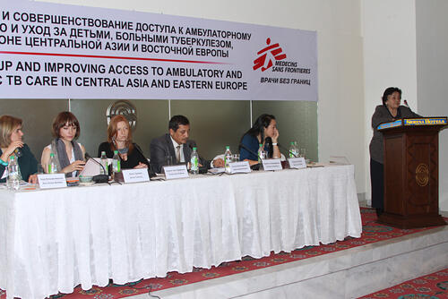 TB symposium in Dushanbe in 2013