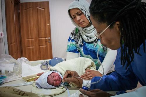 Maternity unit in Domeez Camp, Iraq