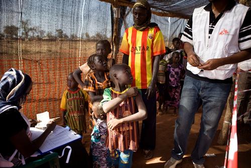 Measles vaccination campaign in Yida refugees camp