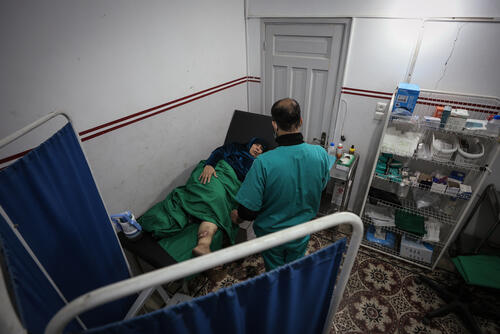 MSF Clinic in Gaza City (fleeing North Gaza package)