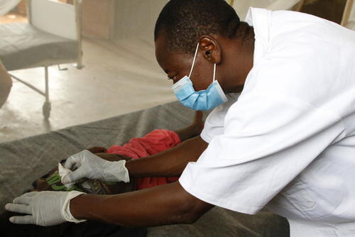 Measles intervention in Bosobolo, North Ubangi