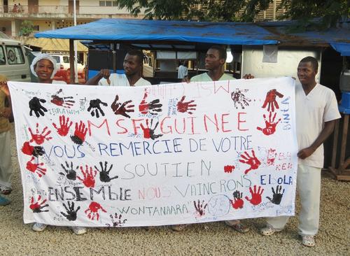 MSF staff in Guinea Ebola mission responds to support messages