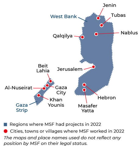 Palestine IAR map 2022