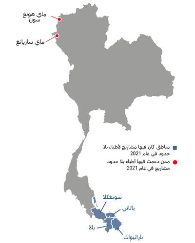 Thailand map 2021 AR