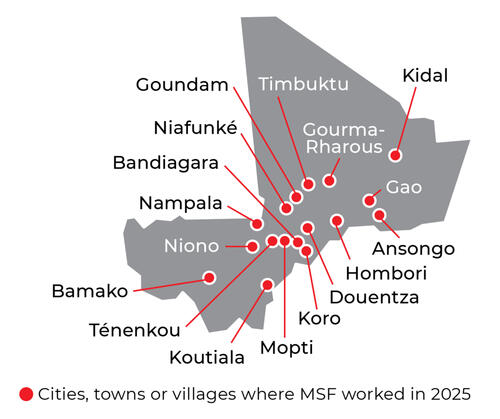 Country map for the IAR 2025.
