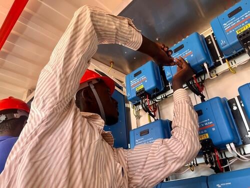 Mobile Solar Energy in Ourang refugee camp, Eastern Chad