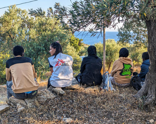 أنشطة أطباء بلا حدود في اليونان