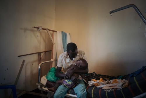 Measles Unit in Biringi Hospital, Ituri Province