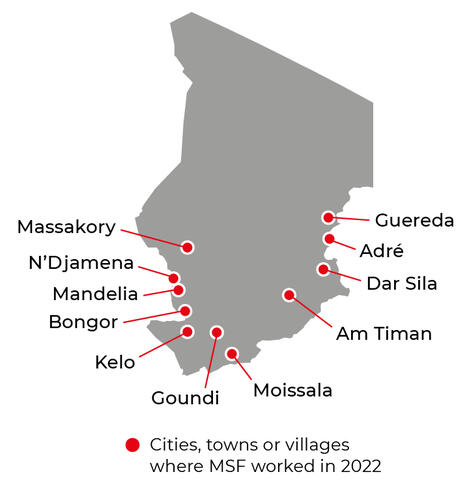 Chad IAR map 2022