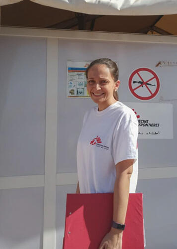 Francesca Arcidiacono, MSF Head of Mission in Sudan
