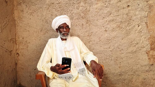 Youssef Mohamed, displaced from North Darfur