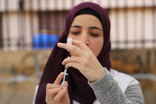 Shatila and Sabra measles vaccination campaign