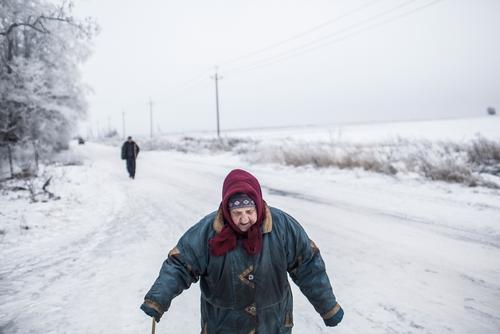 Conflict effect on population. Donetsk region, Ukraine JAN 2015