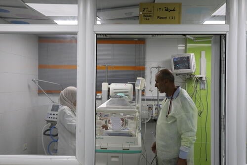 Nasser Hospital: gazan's livig conditions' impacto on babies and children's health