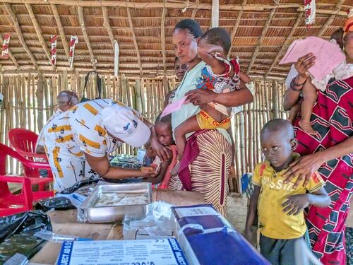 Measles epidemic in Ingende