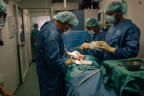 MSF Field Trauma Clinic, South of Mosul, Iraq