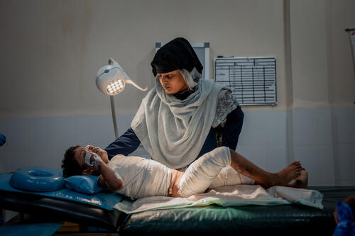 Rohingya Response: Burn-patient Abdul