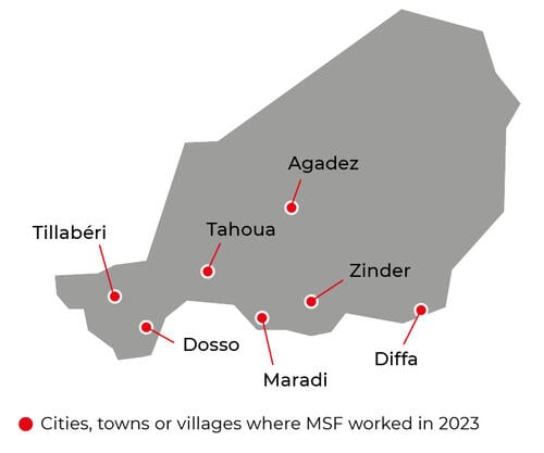 Niger IAR map 2023