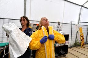 MSF Ebola Training Brussels 2014