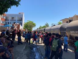 Migrants in the City of Coatzacoalcos