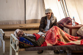 Cholera response in Khamer, Amran hospital