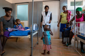 Helping tackle malnutrition and malaria in Angola