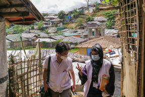 Visit of MSF Japan GD in Cox's Bazar, Bangladesh