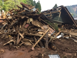 Earthquake in Kumamoto prefecture, Japan