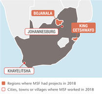 MSF projects in South Africa, 2018 - EN