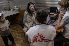 MSF Mobile Clinics in Kharkiv Metro