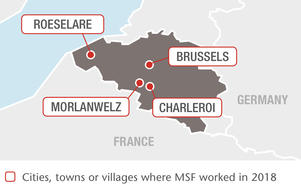 MSF projects in Belgium, 2018 - EN