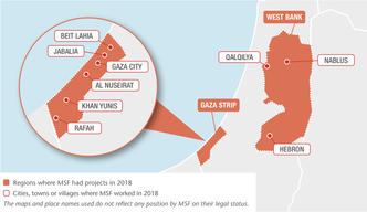 MSF projects in Palestine, 2018 - EN