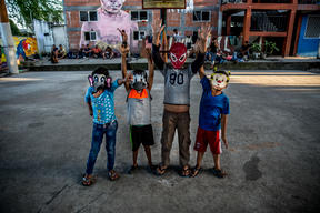 Migrants and Refugees in Mexico shelters