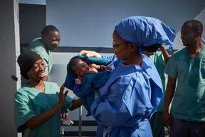 Baby Nubia Is Released From MSF Clinic in Conakry