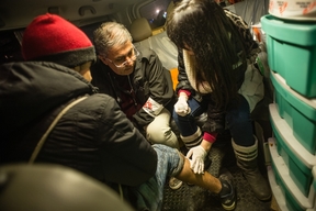 MSF Mobile Clinic in Belgrade