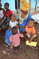 Measles vaccination in Bafata, Guinea-Bissau